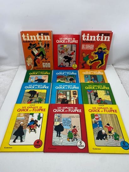 Lot comprenant :
-	7 albums Le journal de...