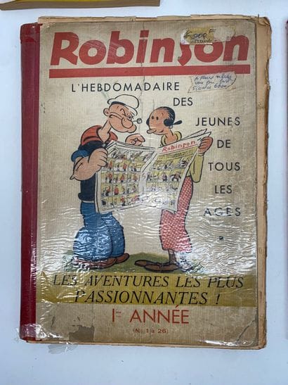 SHAZAM, ROBINSON, BOUM, L’INTREPIDE 
Lot...