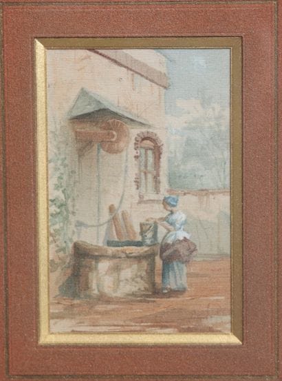 Ecole du XIXème s.
Le puit - Plage animée
Deux...