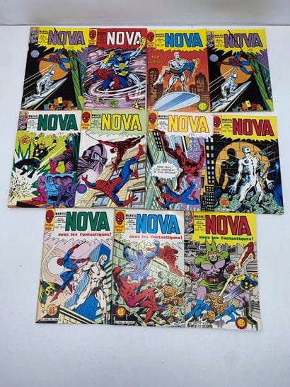 NOVA 
Lot de 16 albums (dont 6 albums en...