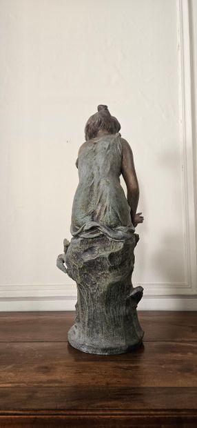 Alfred FORETAY d'après
Hirondelle blessée
Sculpture...