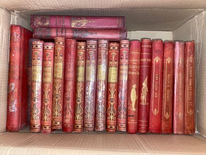 Lot d’environ 215 livres d’aventures, romans,...