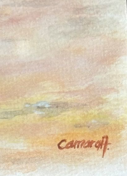 CAMARAH
La cérémonie
Aquarelle signée en...
