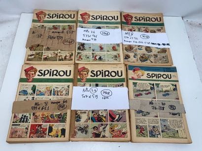 SPIROU 
-	BD hebdomadaire (1947 à 1952) (manque...