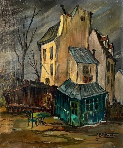 J. BLERIOT (XXe siècle) 
Mélancolie
Huile...