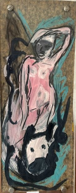 Ecole contemporaine
Femmes nues
Gouache sur...