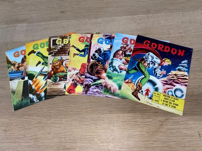 GORDON 
Lot de BD italiennes et françaises,...