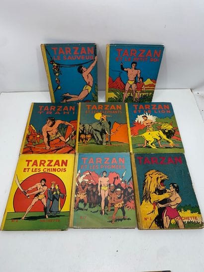 TARZAN et divers 
Lot comprenant :
-	Tarzan,...