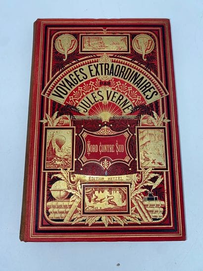 Jules VERNE 
North Against South
Large illustrated...