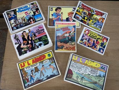 Lot de BD italiennes, comprenant : 
-	L’Il...