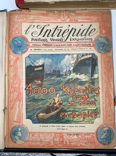L’INTREPIDE et divers :
Lot comprenant :
-	Le...