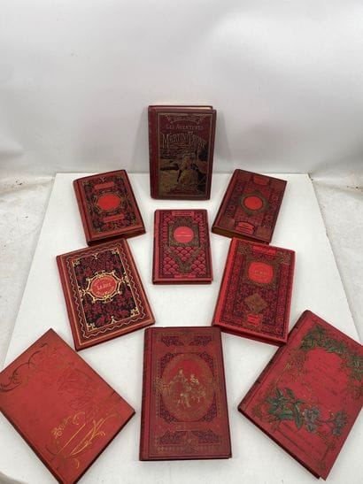 Set of 9 award-winning books, hardcover editions...