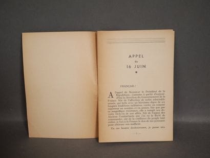 Le Maréchal Pétain
Appels aux français 1940
Un...