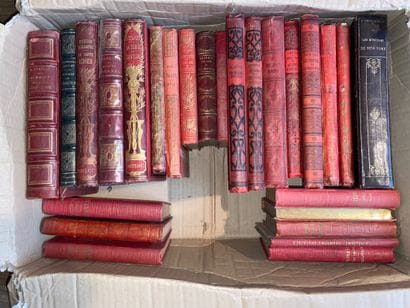 Lot de livres de prix et cartonnages d’éditeurs...