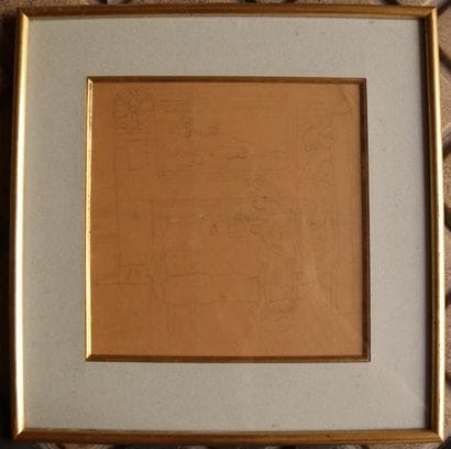 Ecole moderne
Jeune écolière à ses devoirs
Mine...