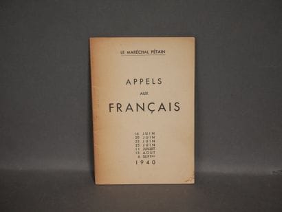 Le Maréchal Pétain
Appels aux français 1940
Un...