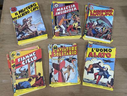 Large collection of vintage Italian comic...