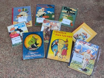 Lot de BD, comprenant :
-	Bibi Fricotin
-	Le...