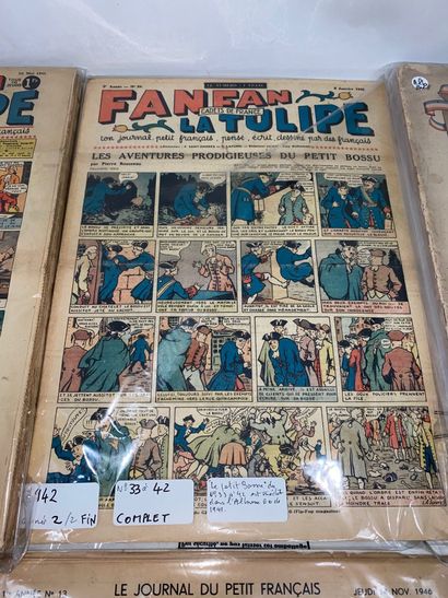 Lot comprenant : 
-	Fanfan la tulipe (1941...