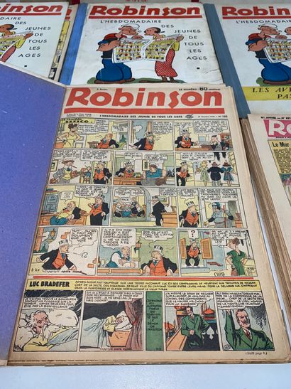 Ensemble comprenant 7 albums de Robinson...