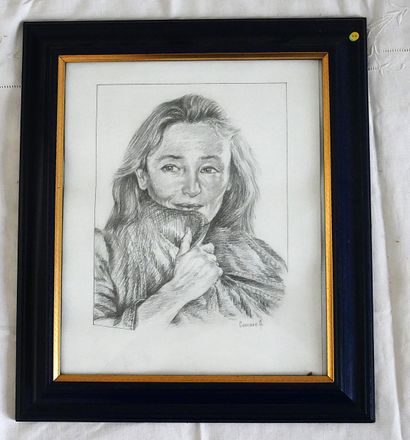 A. CAMARA
Portrait of a Woman
Graphite, signed...