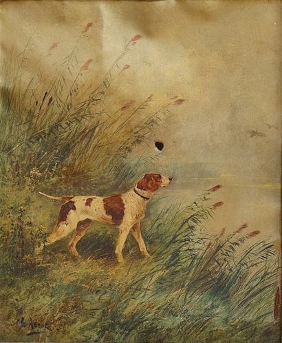 Charles André REYNE (1873-1917)
Chien de...