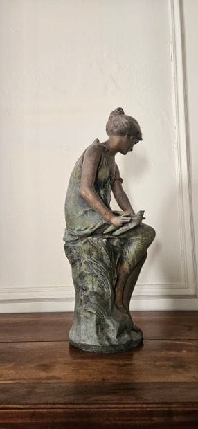 Alfred FORETAY d'après
Hirondelle blessée
Sculpture...