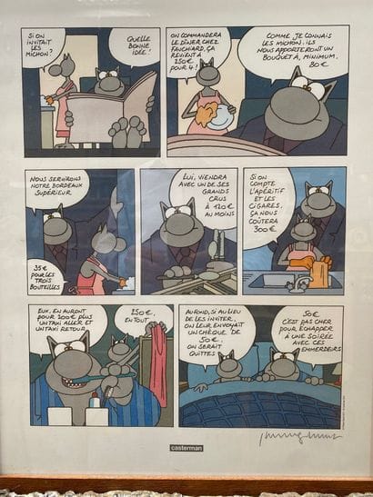 Philippe GELUCK (1954-) 
Les Michon (2013)
Sérigraphie.
Edition...