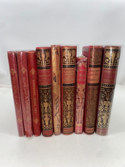Set of 9 award-winning books, hardcover editions...