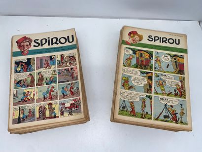 SPIROU 
-	BD hebdomadaire (1947 à 1952) (manque...