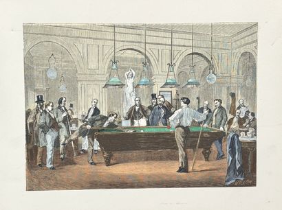 Two prints on the theme of billiards
22 x...