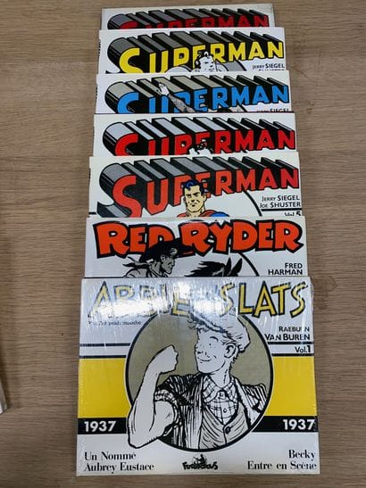 SUPERMAN, Red RYDER, POPEYE, CONNIE, DIVERS
Lot...