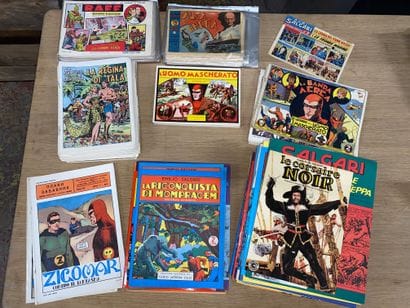 Large collection of vintage Italian comic...