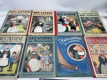 BECASSINE 
Ensemble de 16 albums.
(Quelques...