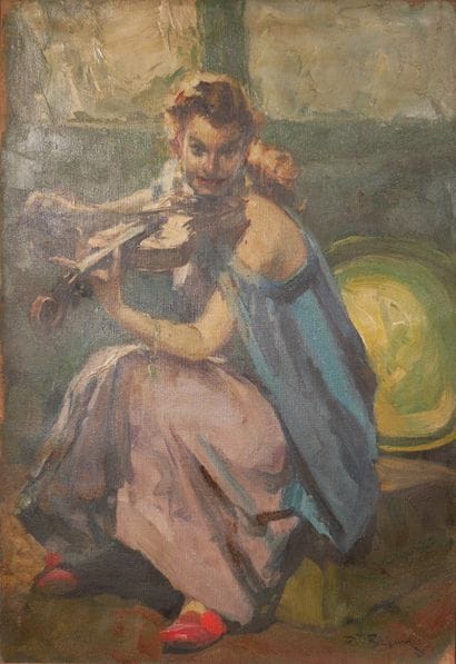 Richard DURANDO TOGO (1910- ?)
La violoniste
Huile...