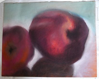 B ABILEZ?
Nature-morte aux pêches
Pastel...