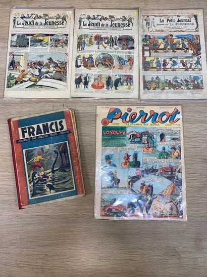 Lot comprenant : 
-	Tarzan Extra, numéro...