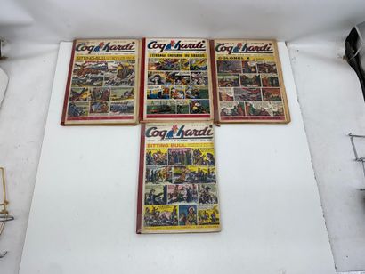 COQ HARDI 
Important lot comprenant :
-	16...