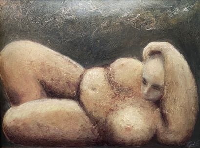 GURI (1951-) 
La Femme lassive, 1990
Huile...