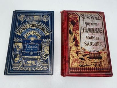 Jules VERNE 
Set including: 
From the Earth...