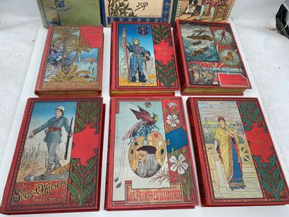 Set of 17 books with publishers' hardcover...