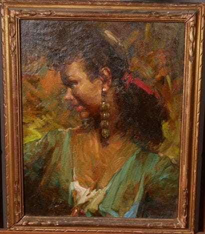 Richard DURANDO TOGO (1910- ?) 
Portrait...