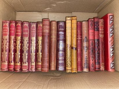 Lot de 7 cartons contenant environ 110 livres...