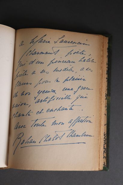 Six volumes that belonged to Marie LAURENCIN,...