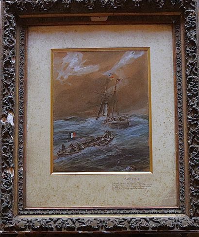 Antonio de P. CAULA
Le naufrage
Gouache signée...