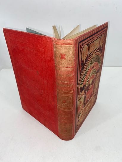 Jules VERNE 
The Steam House
Large 8vo, illustrated.
Red...