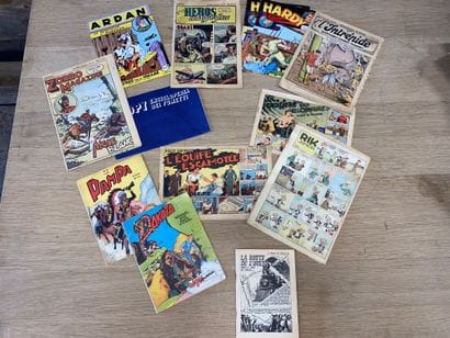 Important lot de BD et livres d’enfants,...