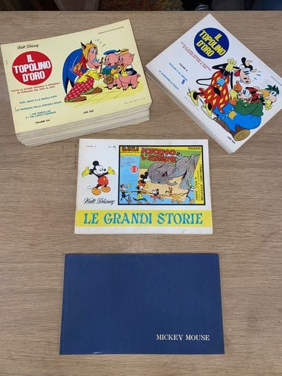 TOPOLINO (italien) 
Lot d’environ 37 albums.
Et...