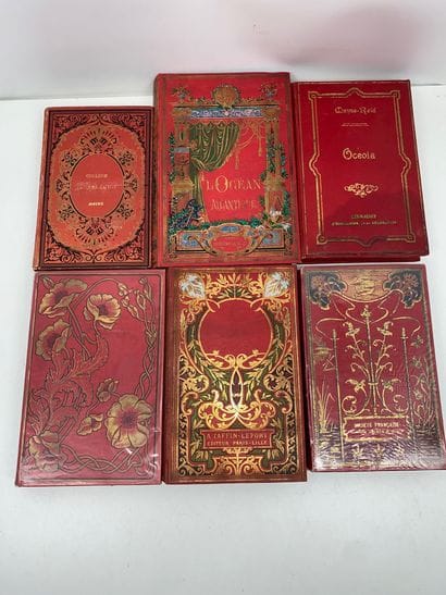 Lot de 14 livres de Prix, cartonnages d’éditeurs...