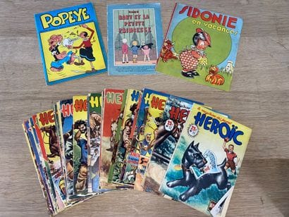 Important lot de BD et livres d’enfants,...